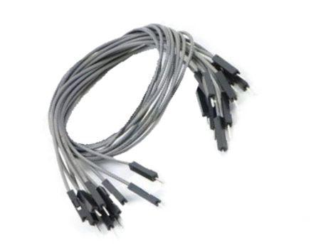 Jumper Lead 200mm Plug Plug Grey 10 P/Bag Me18 010 02 Pp Gy - Livestainable.co.za