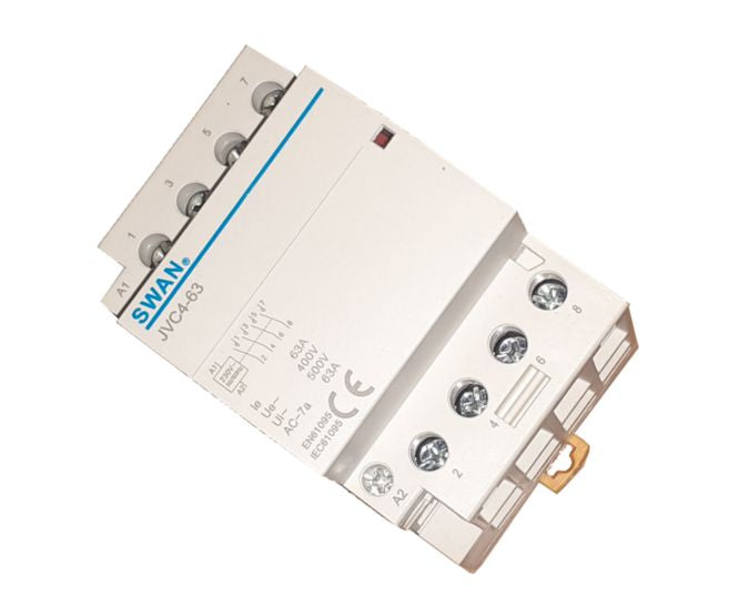 Modular Contactor Din 63 A 230 Vac Coil 4 P Co Jvc4 63 A 230 V