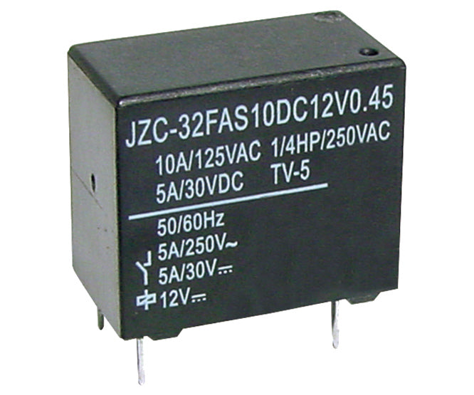 Relay Spst 10 A 12 V 4 Pin 18x10x15 Jzc 32 Fas10 Dc12 V0.45