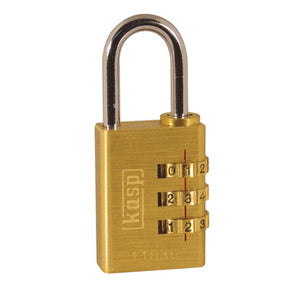 30mm Padlock Combination Brass Fits 5mm Hole K11030 D