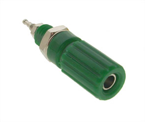 Banana Socket 4mm Green Captive K201 Gr