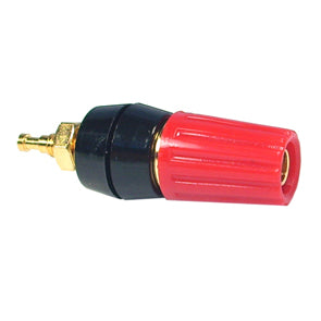 Socket Banana 4mm Red Gold Pl. K2051 Rd