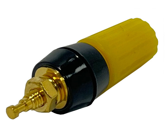 Banana Socket 4mm Yellow Gold Plated K2051 Yl