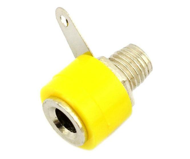 Socket Banana 4mm Yellow Lp K2074 Yl - Livestainable.co.za