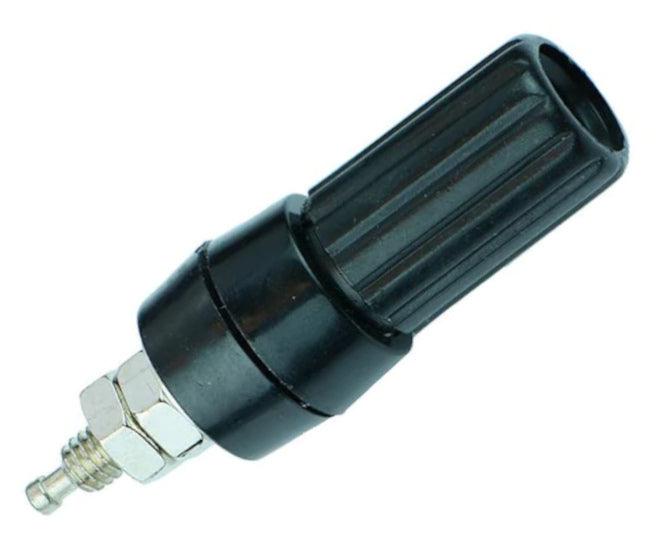 Socket Banana 4mm Black L=47mm K2076 Bk - Livestainable.co.za