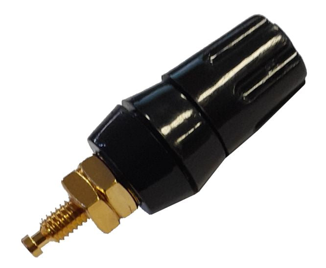 Banana Socket 4mm Black Gold Plated K20761 Bk