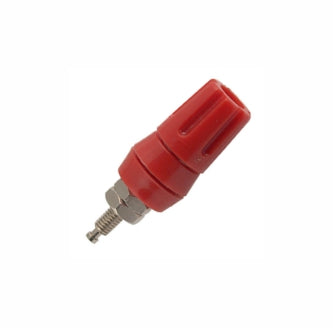 Socket Banana 4mm Red Gold Pl. K20761 Rd