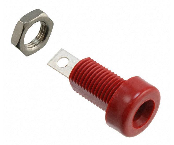 Socket Banana 4mm Red Solder K214 Red - Livestainable.co.za