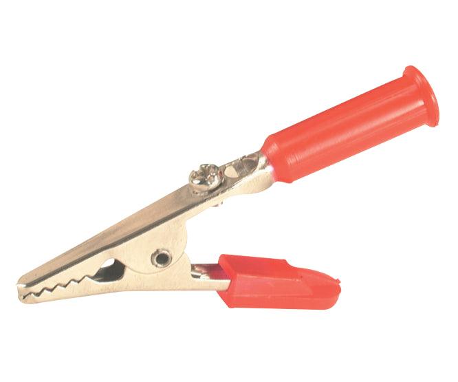 Crocodile Clip Red With 4mm Banana Socket Entry K267 C Deep Red - Livestainable.co.za