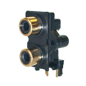 Socket Rca 2 P Vertical Pcb Mount Gold K2760 Xz - Livestainable.co.za