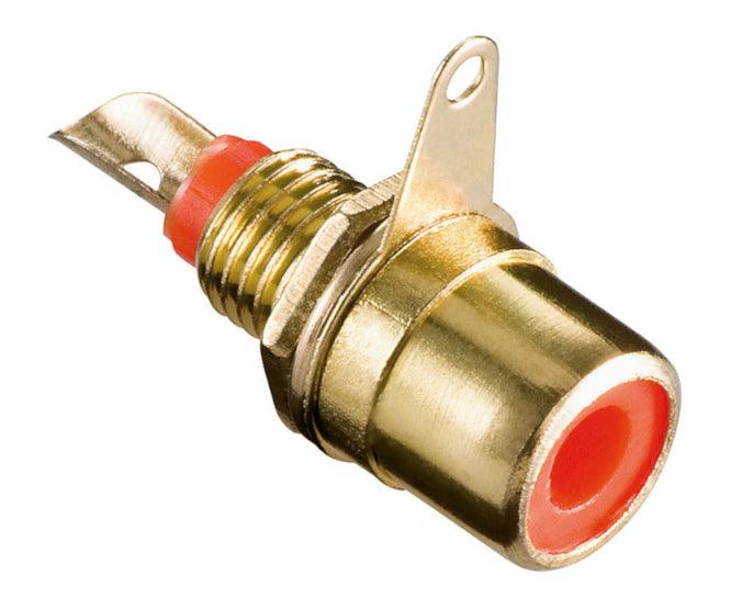 Socket Rca P/M Gold/Pltd Red K294892 Rd - Livestainable.co.za