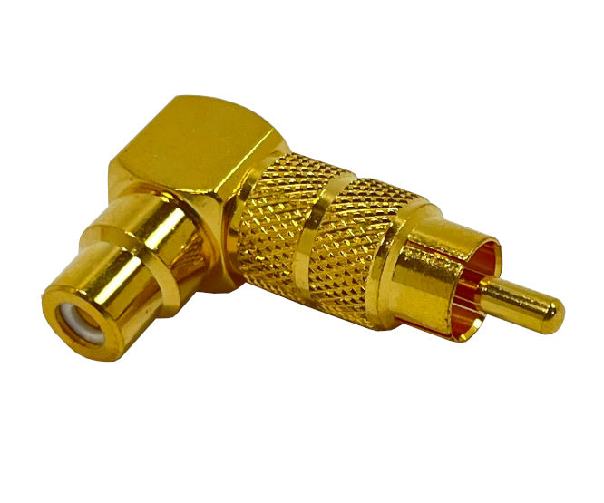 Adapter Rca Plug Rca Socket R/A Gold K295941