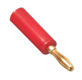 Plug Banana 4mm Red Scr Body K296011 Rd