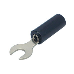 Fork Terminal 6.3mm Black Plastic K296095 Black