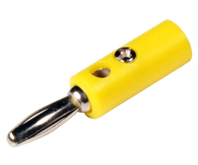 Plug Banana 4mm Yellow Rnd Scr Type K296102 Y Side Stack - Livestainable.co.za