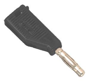 Plug Banana 4mm Blk Ret Top St K296108 Black - Livestainable.co.za