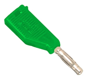 Plug Banana 4mm Gre Ret Top St K296108 Green