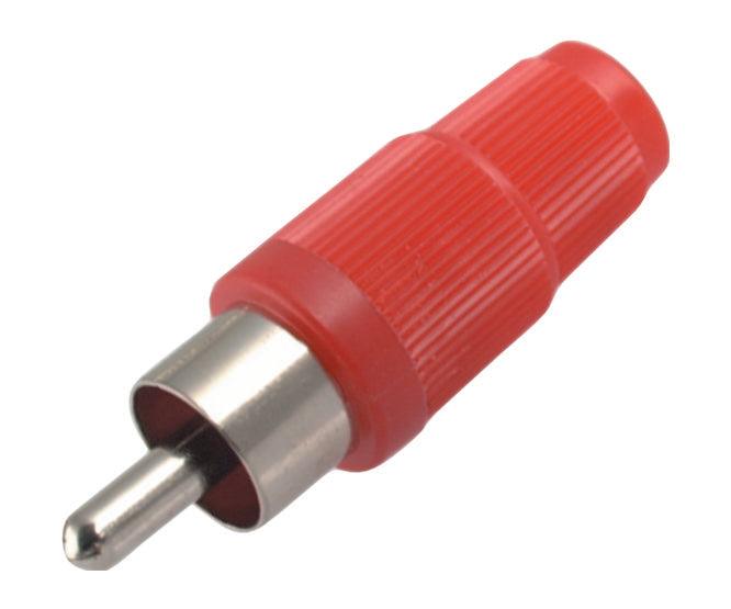 Plug Rca Straight Red No/Sleeve K312 Red - Livestainable.co.za