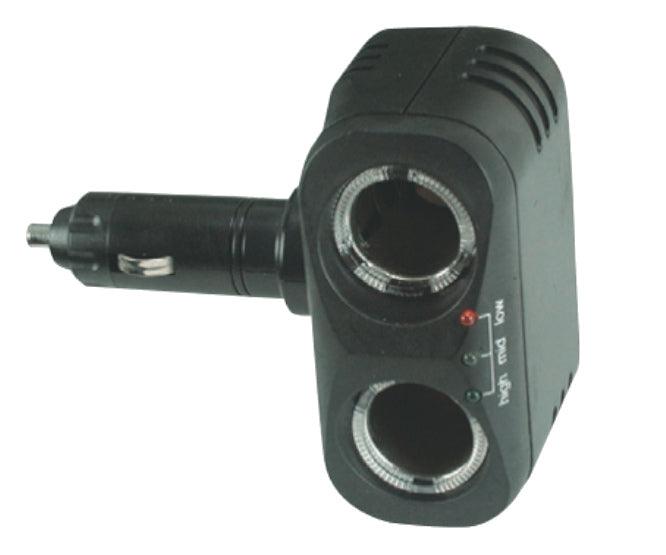 Adapter Cigarrete Plug 2x Cigarrete Socket Battery Checker K3216 - Livestainable.co.za