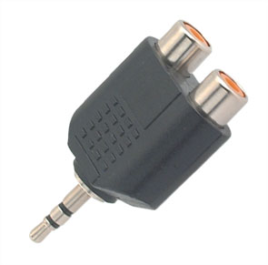 Adaptor 3.5mm Stereo Plug To Rc Ax2 Sockets K32603