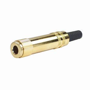 Socket Mono 6.3mm Fem Gold Pl K3545 X Gold Plated - Livestainable.co.za