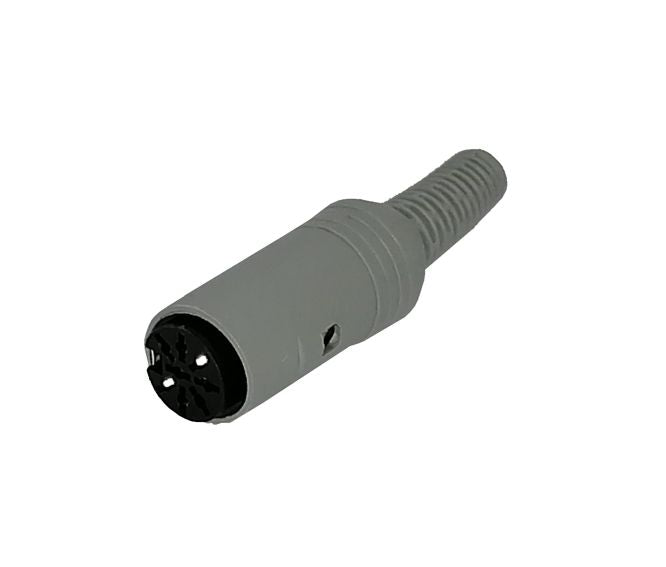 Socket Din In Line 8 W 315 Deg K3690 H Grey