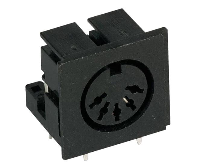 Socket Din R/A Pcb 5 Pin 240 D K3711 C No Shield - Livestainable.co.za