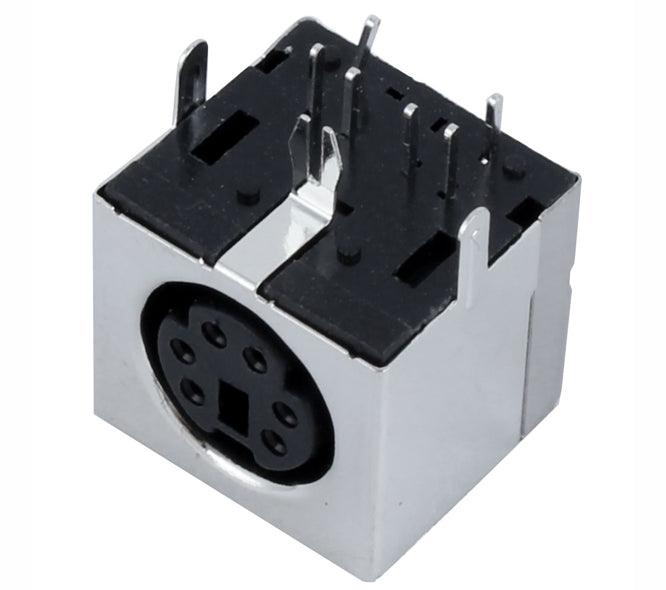 Socket Mini Din 6 W R/A Pcb Mount K3715 F *A* - Livestainable.co.za