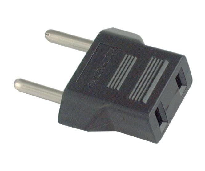 Adaptor Eu Usa 2 Pin Round Pins To Flat Socket K3761 - Livestainable.co.za