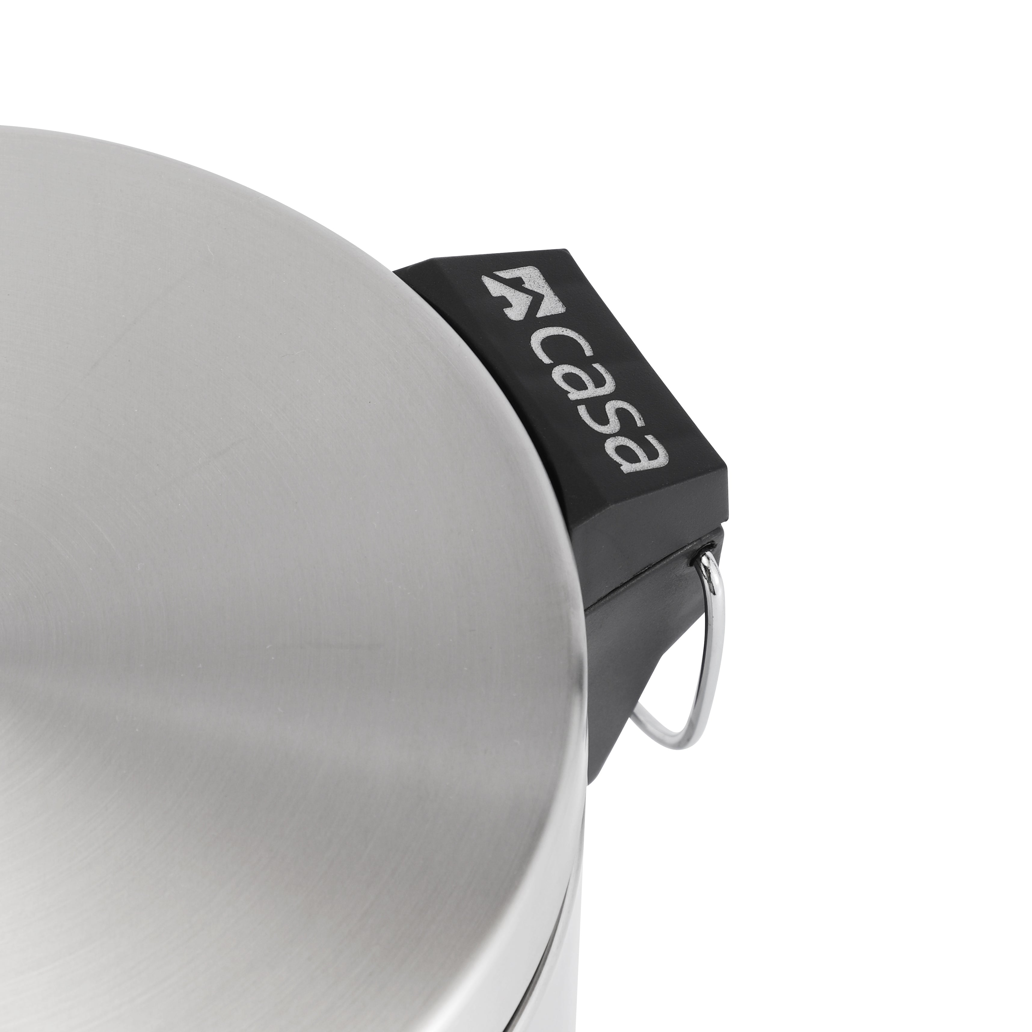 5 L Steel Pedal Bin Roma