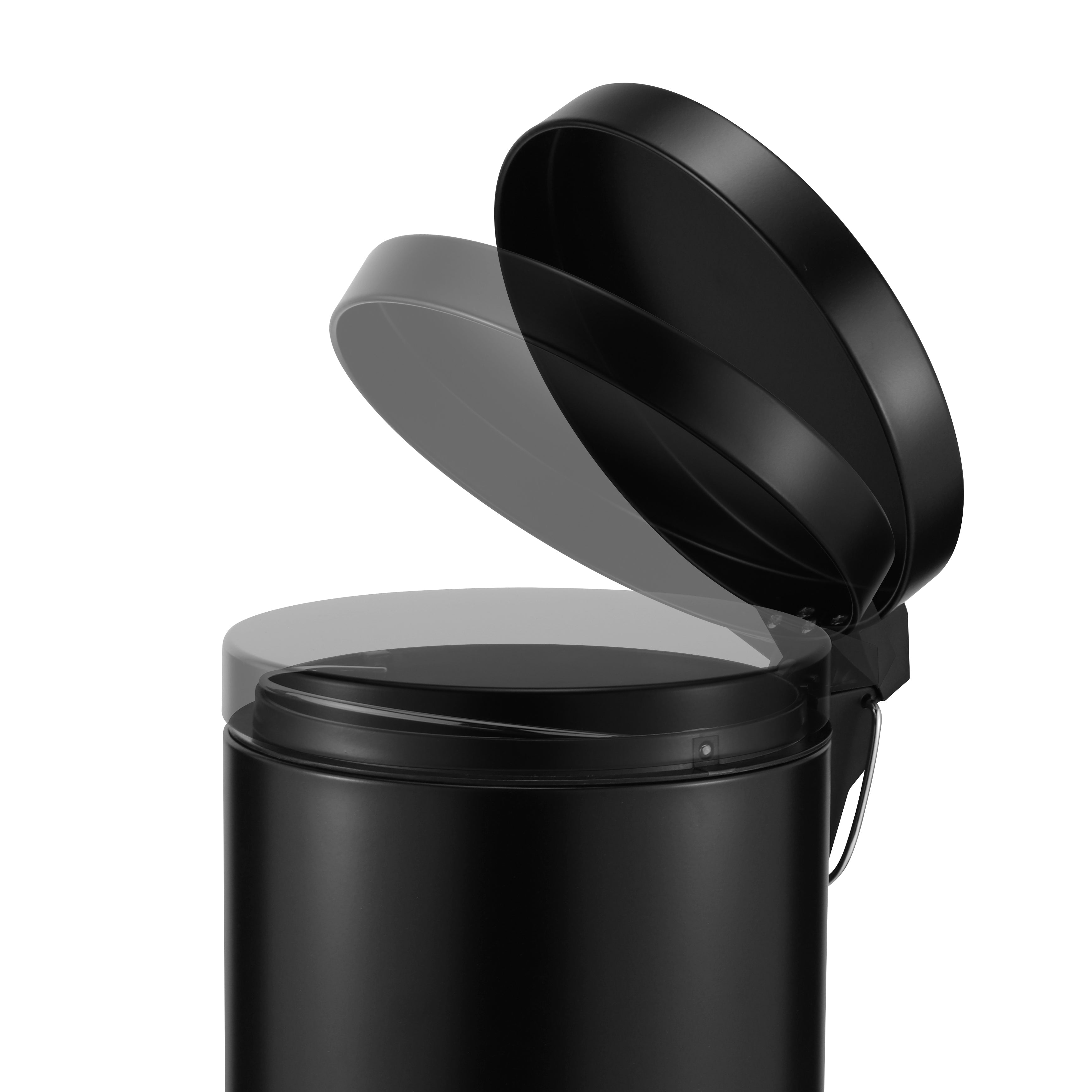 5 L Steel Pedal Bin Roma