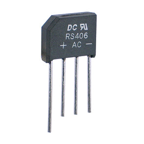 Diode Bridge Rectifier Sil +Aa 500 V 4 A Rs405