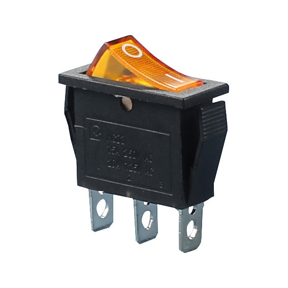 Rocker Switch Spst 10x28 Yellow Ilu Kcd3 101 N Yellow