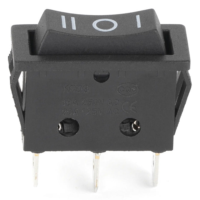 Rocker Switch Spdt (On) Off (On) 16 A 250 Vac Kcd3 4 123