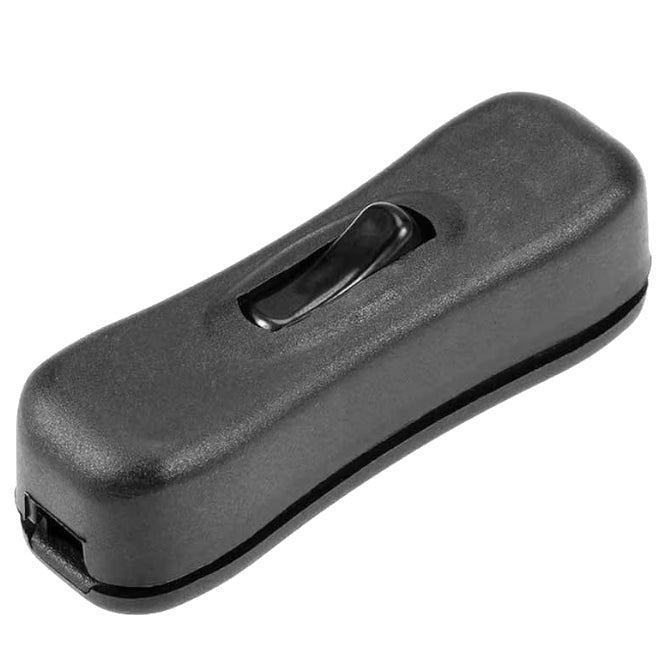 Rocker Switch In Line 2 A Lamp Black Kcd5 304 Black