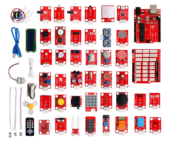 Sensor Assortment 42 Pcs In A Box + Cpu Ke3003