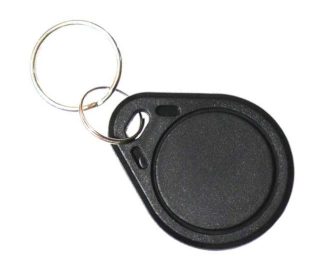 Keychain / Fob Rfid Tag 125 K Hz Black 32x40mm Kf Tk4100 125 K Hz Blk - Livestainable.co.za