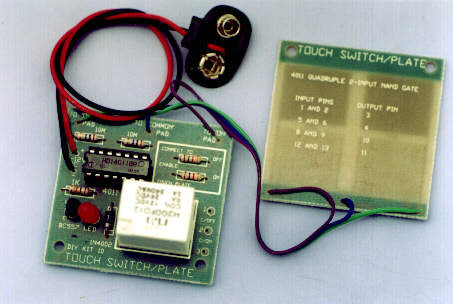 Kit Touch Switch/Plate On Off Diy K010 *D*