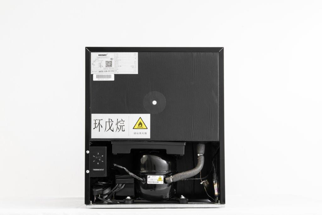 HUSKY - 46L COUNTER-TOP BEVERAGE COOLER W/ GLASS DOOR - COCA COLA - BLACK