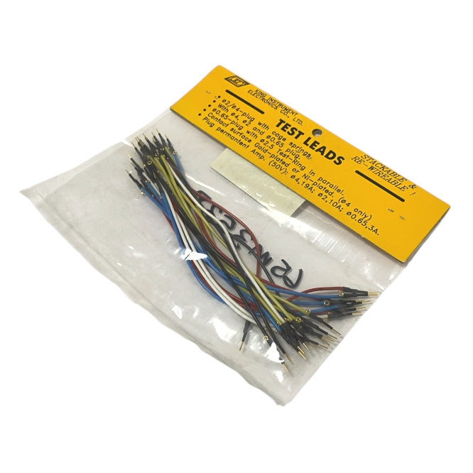 2mm Banana Plug To Pin Test Lead 10 Set 300mm Klg 0.65 2 30/H