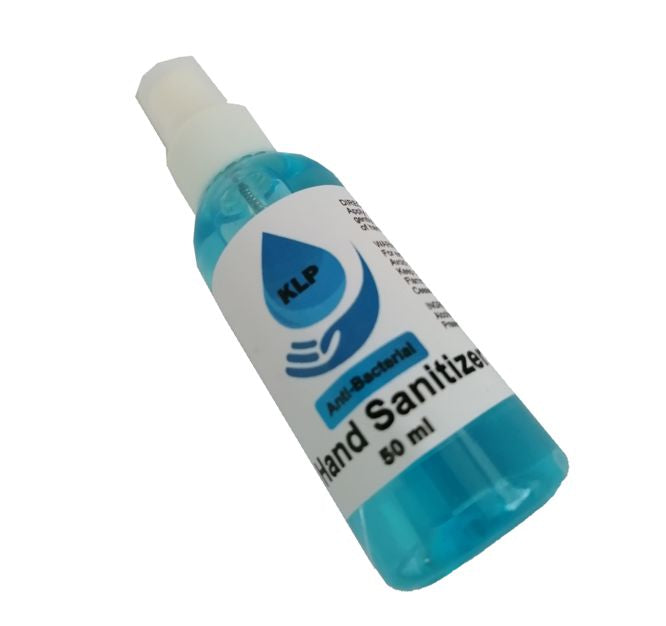 Hand Sanitiser 50 Ml Plastic Bottle Klp 001
