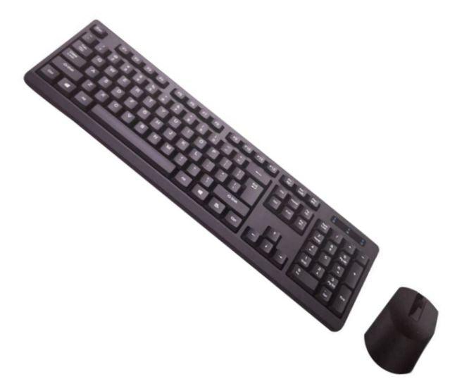 Wireless Keyboard + Mouse Combo Black Km210 - Livestainable.co.za