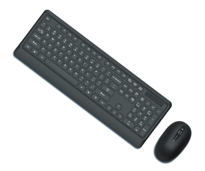 Wireless Keyboard + Mouse Combo Black Km250