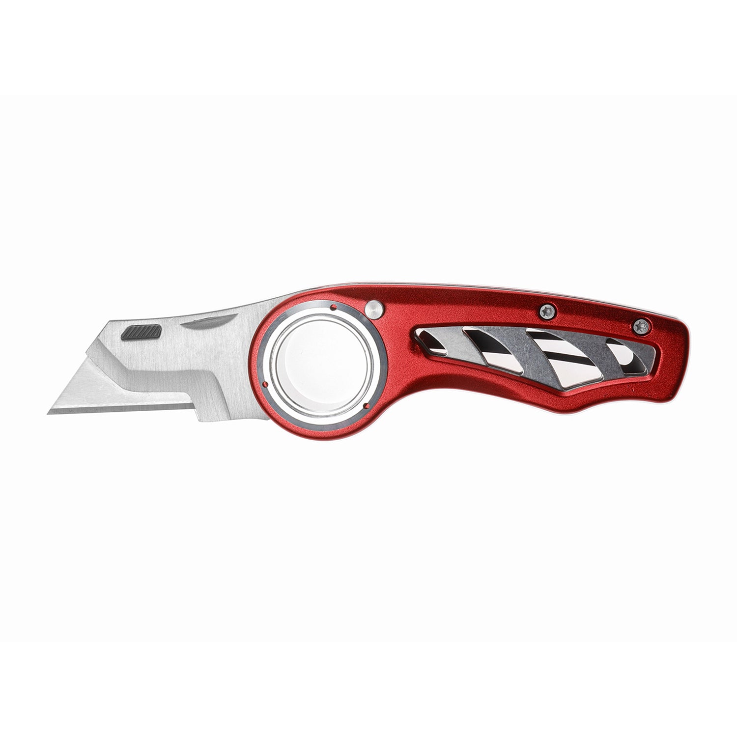 Tork Craft Knife Utility S/Steel Blades Foldable With Belt Clip