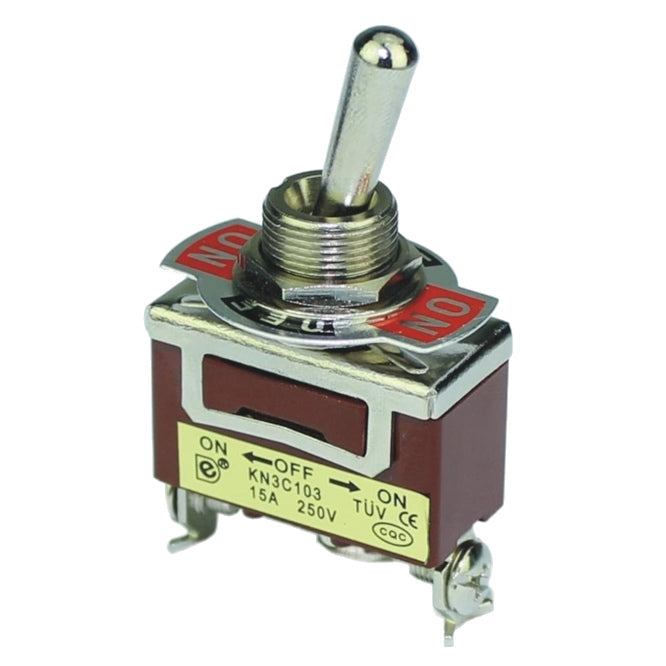 Toggle Switch Large Spdt On Off On Screw Terminal Kn3 C 103 A