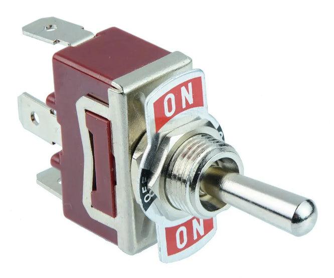 Large Toggle Switch Spdt (On) Off (On) 15 A 250 Vac Lug Terminal Kn3 C 123 Ap - Livestainable.co.za