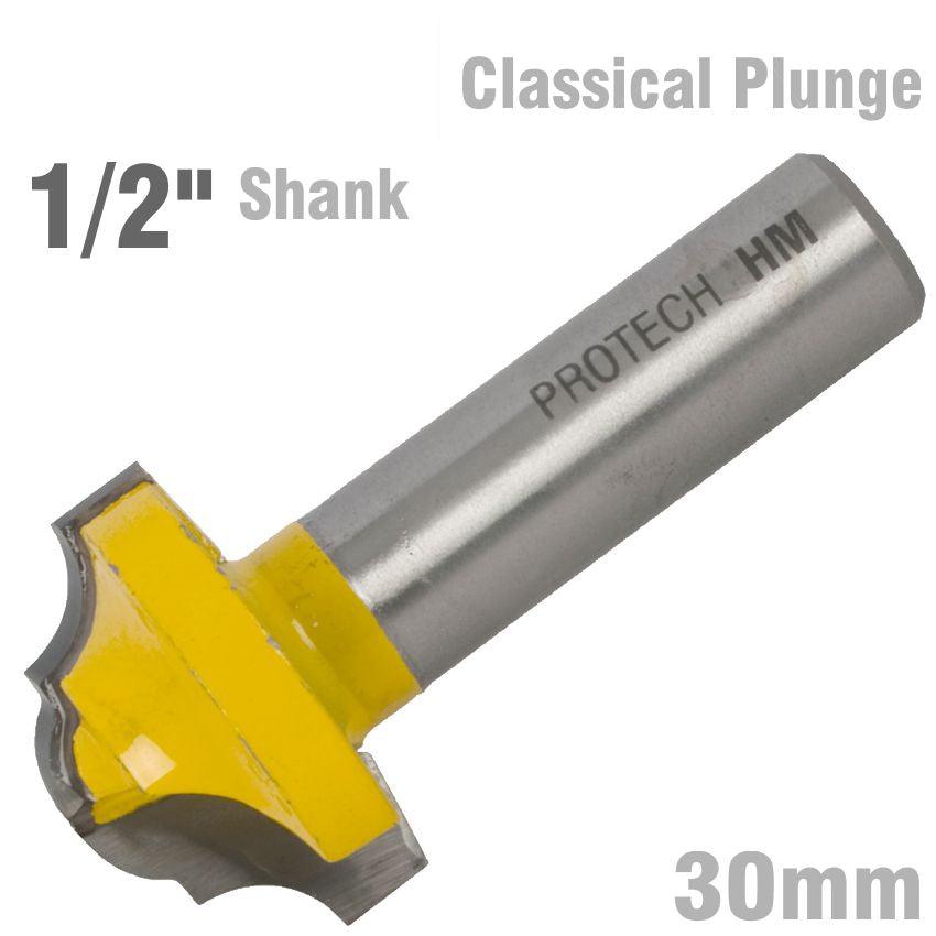 Classical Plunge Cutting 30 Mm 1/2' Shank - Livestainable.co.za