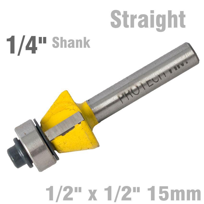 Bevel Trim Bit 1/2' X 1/2' 15 1/4' Shank - Livestainable.co.za