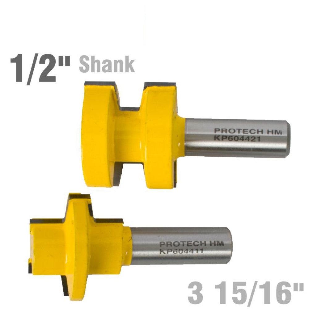 Glue Joint Set 38 Mm X 28 Mm 2 Piece Set 1/2' Shank - Livestainable.co.za