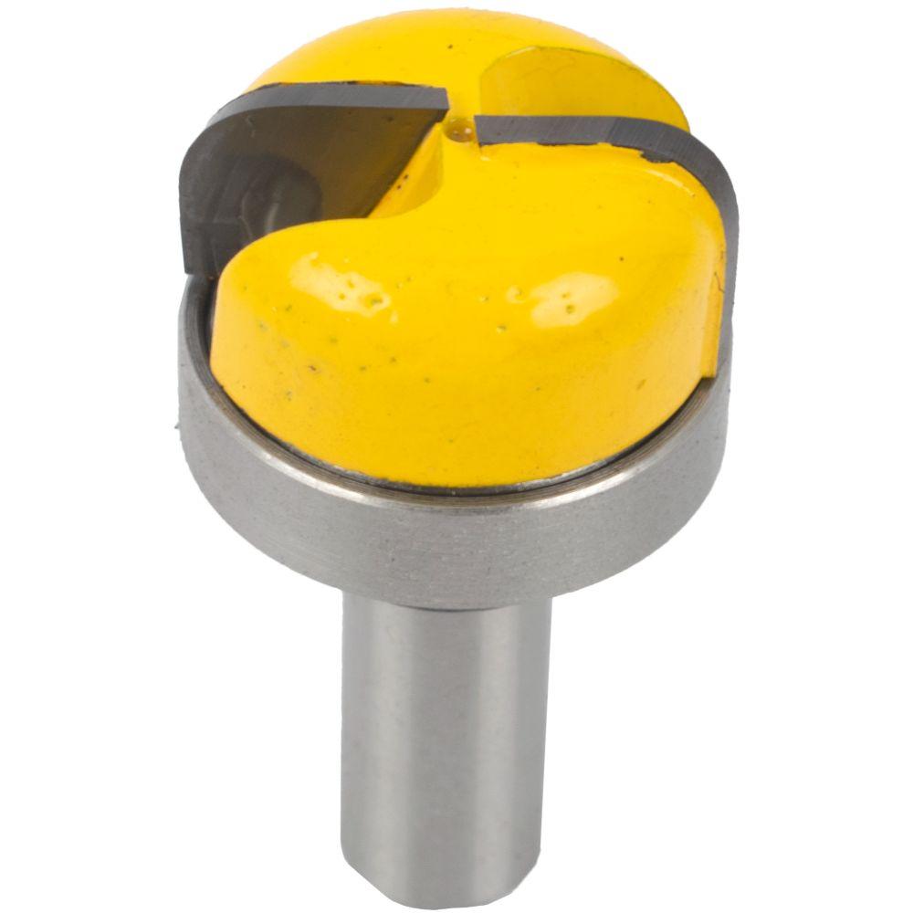 Dish Carv. Bit 1 1/4'd X 5/8' L X 1/4' R X 1/2' Shank Incl. Bearing - Livestainable.co.za